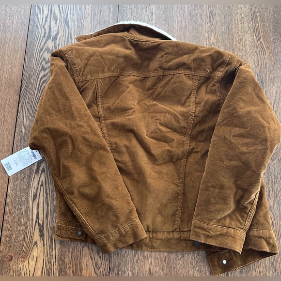 MEN'S WRANGLER COWBOY CUT SHERPA LINED CORDUROY JACKET SMALL - Picture 3 of 4